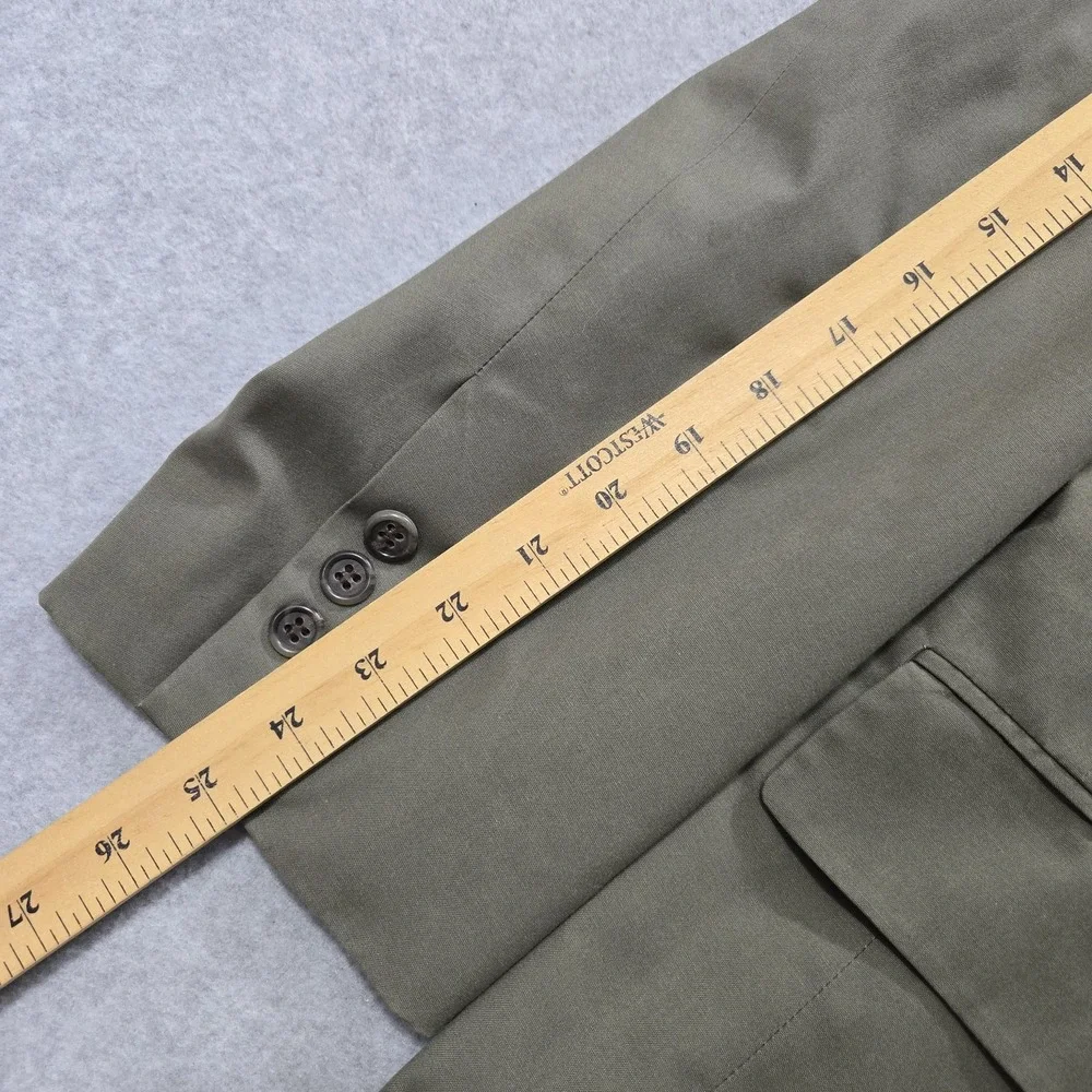 Brooks Brothers Blazer Mens 44 Olive Green Sport‎ Coat Jacket Classic USA Made